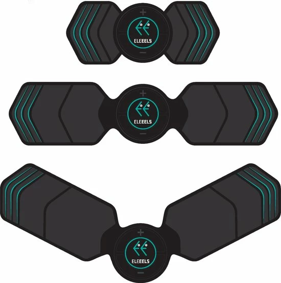 Eleeels M1P - Pads Voor Full Body Massageapparaat - Zwart 2 Eleeels M1P - Pads Voor Full Body Massageapparaat - Zwart - Afbeelding 2