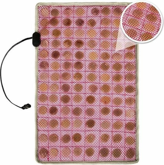 Tectake Shiatsu Massagematras Met Jade Warmte Mat En Afstandsbediening 400601 4 Tectake Shiatsu Massagematras Met Jade Warmte Mat En Afstandsbediening 400601 - Afbeelding 4