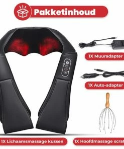 Imperatoris ? Infrarood Nekmassage Apparaat XL - Massagekussen - Warmtefunctie - Shiatsu -KLASVSA Verkoop 550x554 15