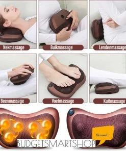 Besmart Massagekussen Met 8 Rollers En Warmtefunctie Feestdagen Tip! -KLASVSA Verkoop 550x554 9