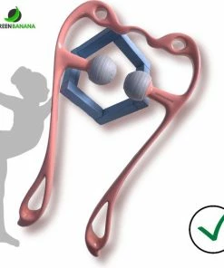 GreenBanana - Nek Massage - Massage Roller - Pijnlijke Drukpunt Massager - Hand Roller - Rollerbal Voor Nek - Schouder - Been- Triggerpoint - Acupressuur - Multifunctionele Handmatige GreenBanana Nek Massage Apparaat