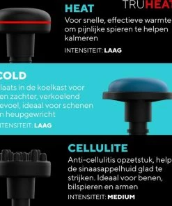 HoMedics PGM1000 Draadloze Massage Gun - 5 Uur Batterij - Met Warmtefunctie - 6 Opzetstukken - Professioneel - Sport En Relax Massage - Inclusief Koffer -KLASVSA Verkoop 550x556