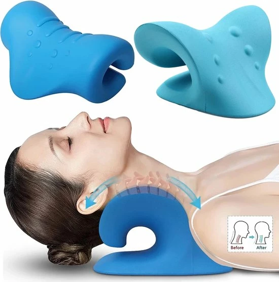 Nekstretcher-massage Apparaat- Massagekussen- Nekmassage-shiatsu- Kussen Voor Nekklachten- Blackfriday 2 Nekstretcher-massage Apparaat- Massagekussen- Nekmassage-shiatsu- Kussen Voor Nekklachten- Blackfriday - Afbeelding 2