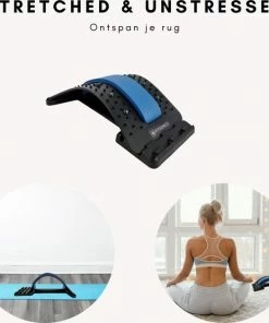 FitGenics | Verstelbare 4 Standen Backstretcher - Rugstretcher Tegen Rug- & Nekklachten -KLASVSA Verkoop 550x556 6