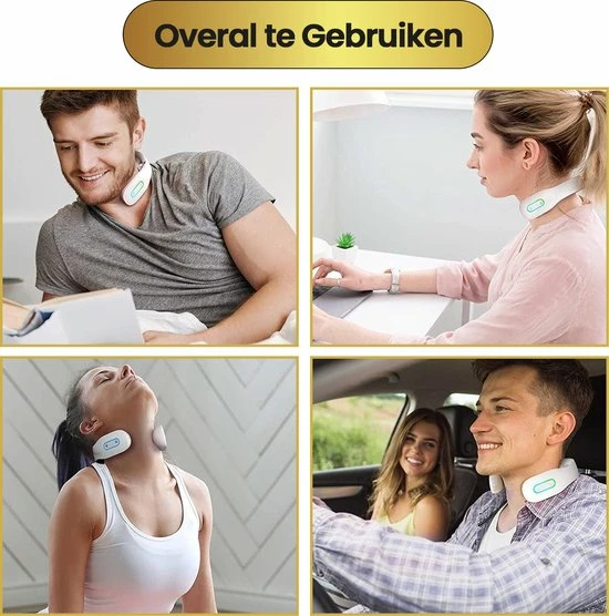 MostEssential Premium Nekmassage Apparaat 2022 Model - Nekmassage - Massagekussen - Massage - Infrarood - 5 Massages & 16 Levels 8 MostEssential Premium Nekmassage Apparaat 2022 Model - Nekmassage - Massagekussen - Massage - Infrarood - 5 Massages & 16 Levels - Afbeelding 8