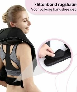 BrellaVio XL Draadloos Massage Kussen + Massagebal - Warmte Functie En Rugsluiting Voor Handsfree Gebruik - Shiatsu Apparaat Voor Nek/Schouder/Rug/Voeten 4 BrellaVio XL Draadloos Massage Kussen + Massagebal - Warmte Functie En Rugsluiting Voor Handsfree Gebruik - Shiatsu Apparaat Voor Nek/Schouder/Rug/Voeten -KLASVSA Verkoop 550x557 2