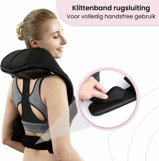 BrellaVio XL Draadloos Massage Kussen + Massagebal - Warmte Functie en Rugsluiting voor Handsfree Gebruik - Shiatsu Apparaat voor Nek/Schouder/Rug/Voeten BrellaVio XL Draadloos Massage Kussen + Massagebal - Warmte Functie En Rugsluiting Voor Handsfree Gebruik - Shiatsu Apparaat Voor Nek/Schouder/Rug/Voeten -KLASVSA Verkoop 550x557 2