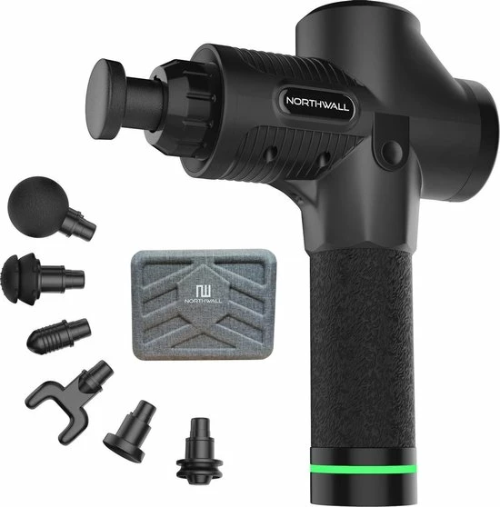 Northwall Massage Gun - Professioneel Massagegun - Inclusief Koffer - Massage Apparaat - Massage Pistool - Zwart 1 Northwall Massage Gun - Professioneel Massagegun - Inclusief Koffer - Massage Apparaat - Massage Pistool - Zwart