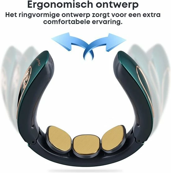 Homezie Nekmassage Apparaat | Massagekussen | Massage Apparaat | Nekmassage | Massage | Kalmerende Warmte- En Vibratiemassage 7 Homezie Nekmassage Apparaat | Massagekussen | Massage Apparaat | Nekmassage | Massage | Kalmerende Warmte- En Vibratiemassage - Afbeelding 7