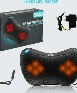 Sanbo Draadloos Massagekussen WL20 ? Massage Apparaten ? Warmte Functie Met Infrarood - Voor Thuis En Auto - Shiatsu 17 Sanbo Draadloos Massagekussen WL20 ? Massage Apparaten ? Warmte Functie Met Infrarood - Voor Thuis En Auto - Shiatsu -KLASVSA Verkoop 550x559 2
