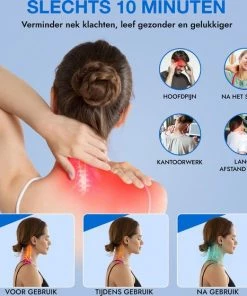 Leputie Massagekussen - Nekstretcher - Nekmassage Apparaat - Nekkussen - Neckstretcher Voor Nek- En Rugklachten - Incl. E-Book - Blauw - Black Friday 2022 12 Leputie Massagekussen - Nekstretcher - Nekmassage Apparaat - Nekkussen - Neckstretcher Voor Nek- En Rugklachten - Incl. E-Book - Blauw - Black Friday 2022 -KLASVSA Verkoop 550x559 4