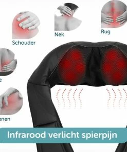 ForDig Shiatsu Massagekussen - 8 Roterende Massagepunten - 3 Snelheden - Warmte Functie -KLASVSA Verkoop 550x560 1