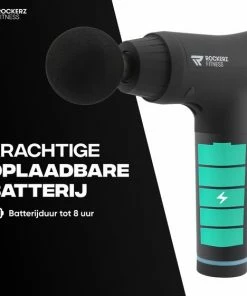 Rockerz Fitness? Massage Gun - Sport En Relax Massage - Krachtig - Draadloos - Inclusief Koffer - Met 6 Opzetstukken - 30 Snelheden -KLASVSA Verkoop 550x561