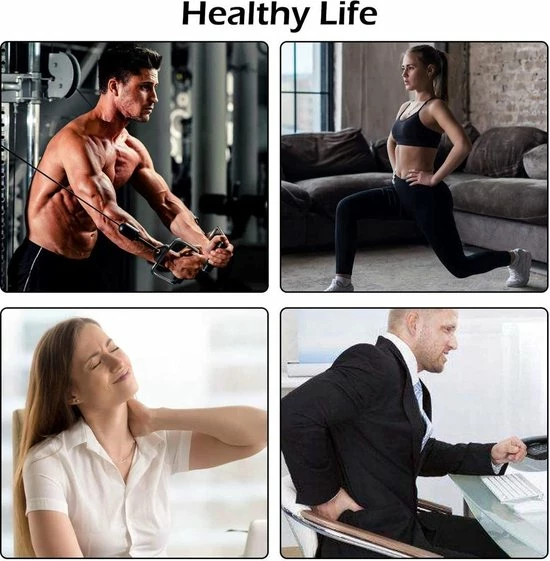 Merkloos Massagegun | Massagepistool | Theragun | Massage Gun | Massage Pistool | Massageapparaat | Spierherstel | Zwart 3 Merkloos Massagegun | Massagepistool | Theragun | Massage Gun | Massage Pistool | Massageapparaat | Spierherstel | Zwart - Afbeelding 3