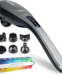 RX Goods Professioneel Klopmassage Apparaat – 6 Snelheden, 6 Massage Opties & 6 Opzetstukken - Handmassage Gun – Deep Tissue & Triggerpoint