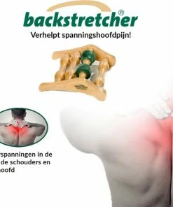 Backstretcher Nekstretcher - Beukenhout - Massagehulpmiddel Tegen Spanningshoofdpijn En Een Stijve Nek - Verbetert De Houding -KLASVSA Verkoop 550x563 13