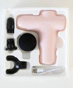 Get Your Gift Massage Gun - Mini - Roze - Massage Pistool - Voet, Rug, Nek, Schouder - Getyourgift - Spierherstel En Relax Massage