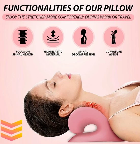 Merkloos Nekstretcher Massage Kussen Inclusief E-Book - Nek Stretcher - Nekpijn - Nekkussen - Shiatsu Massagekussen - Nekmassage Apparaat ? Massagekussen San - Neck - Triggerpoint ? Acupunctuur - Rugstretcher - Postuur Corrector 2 Merkloos Nekstretcher Massage Kussen Inclusief E-Book - Nek Stretcher - Nekpijn - Nekkussen - Shiatsu Massagekussen - Nekmassage Apparaat ? Massagekussen San - Neck - Triggerpoint ? Acupunctuur - Rugstretcher - Postuur Corrector - Afbeelding 2