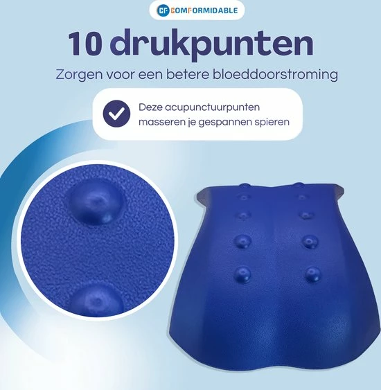 Comformidable Backstretcher - Traagschuim Rugstretcher - Postuur Corrector - Rug Corrector - Massageapparaat - Nekstretcher - Inclusief E-Book 5 Comformidable Backstretcher - Traagschuim Rugstretcher - Postuur Corrector - Rug Corrector - Massageapparaat - Nekstretcher - Inclusief E-Book - Afbeelding 5