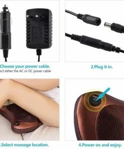 Merkloos FIGURETTA Shiatsu Massagekussen - Coussin De Massage (New Version) -KLASVSA Verkoop 550x564 7