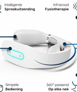 Diley Dreams® Infrarood Nekmassage Apparaat Met 3D Slaapmasker – Massage Apparaat – Massagekussen – Wit -KLASVSA Verkoop 550x565 2