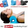 Siempre Bien Nekstretcher - Blauw - Voor Nek, Rug En Schouderpijn - Massagekussen - Massage Hoofdkussen - Nekmassage Apparaat - Nekkussen - Massage Kussen Nek En Rug - Massage - Triggerpoint - Acupunctuur