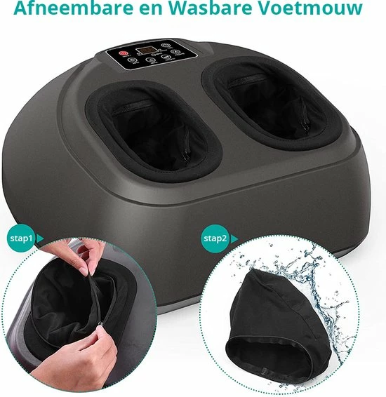 HappyFit? - Massage - Met Rolling Massager Voor Verlichting Chronische Pijn - Shiatsu Voetmassage Machine - Voetmassage Apparaat - Gezondheidszorg Voetmassage - Gewicht 5080g - Katoen - EU PLUG (A) - Pakket Grootte 463*438*273 Mm - Afstandsbediening 7 HappyFit? - Massage - Met Rolling Massager Voor Verlichting Chronische Pijn - Shiatsu Voetmassage Machine - Voetmassage Apparaat - Gezondheidszorg Voetmassage - Gewicht 5080g - Katoen - EU PLUG (A) - Pakket Grootte 463*438*273 Mm - Afstandsbediening - Afbeelding 7