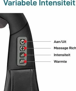 STATCH - Elektrisch Shiatsu Massage Kussen Met Warmte Functie - Nek En Schouder Massagekussen - Zwart -KLASVSA Verkoop 550x566 4
