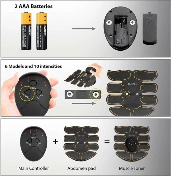 Relax Goods Relaxgoods Sixpack Trainer Voor Het Hele Lichaam - Spierstimulator Voor Buikspieren En Billen 9 Relax Goods Relaxgoods Sixpack Trainer Voor Het Hele Lichaam - Spierstimulator Voor Buikspieren En Billen - Afbeelding 9