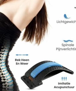 Fresh & Fit Verstelbare Rugstretcher & Back Stretcher Massageapparaat - Spiermassage - Rugmat - Acupunctuurmat - Acupunctuurmassage -KLASVSA Verkoop 550x567 12