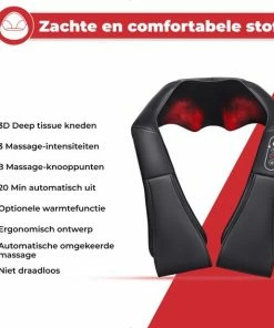 Imperatoris ? Infrarood Nekmassage Apparaat XL - Massagekussen - Warmtefunctie - Shiatsu -KLASVSA Verkoop 550x567 13