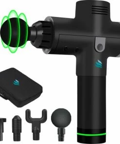 TibaGoods Massage Gun - Klop En Compressie - Massage Apparaten - 30 Standen - Inclusief Reistas - 1 Jaar Garantie - Moederdag