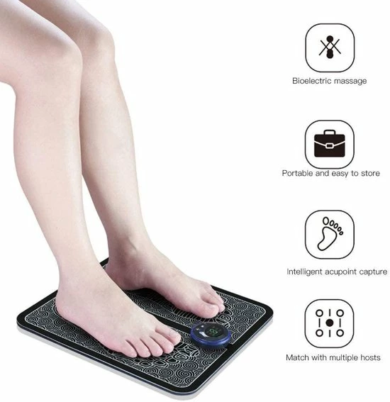 Safu Bloedcirculatie Apparaat -Voet Massage - EMS Trainer ?- Draadloos - Compact-usb Voetmassagemat-Voetmassage Apparaat - Stimuleert Bloedsomloop Voor Voeten -EMS - Acupressuur Verbetering Bloedsomloop ? 5 Safu Bloedcirculatie Apparaat -Voet Massage - EMS Trainer ?- Draadloos - Compact-usb Voetmassagemat-Voetmassage Apparaat - Stimuleert Bloedsomloop Voor Voeten -EMS - Acupressuur Verbetering Bloedsomloop ? - Afbeelding 5