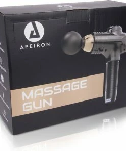 Apeiron Massage Gun - 12 Opzetstukken - Touchscreen - Professioneel - Sport Massage Apparaat - Theragun - 3300 MAh - Zwart -KLASVSA Verkoop 550x568 5