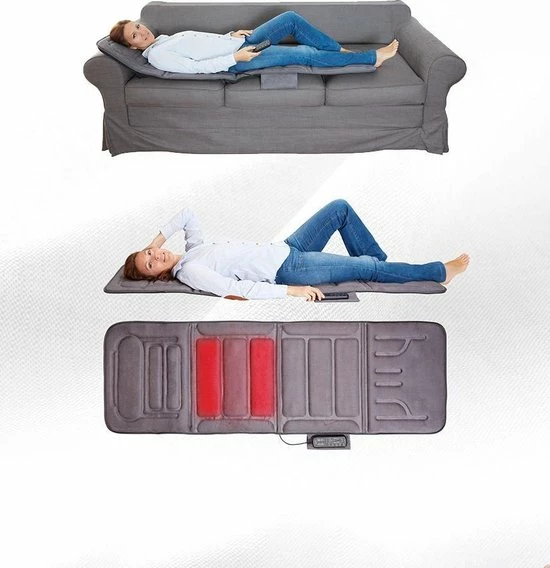 Massage Matras LA110315 - Zwart - Lanaform 13 Massage Matras LA110315 - Zwart - Lanaform - Afbeelding 13