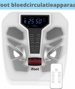 MF Goods Bloedcirculatieapparaat Luxe Totaalpakket - Voetmassage Apparaat Bloedsomloop - Tens Apparaat - Ems Apparaat - Riem Ems - Infraroodlamp - Plasma Afvoer Bloed
