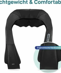 STATCH - Elektrisch Shiatsu Massage Kussen Met Warmte Functie - Nek En Schouder Massagekussen - Zwart -KLASVSA Verkoop 550x569 8