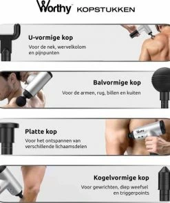 Worthy - Massage Gun - Sport En Relax Massage -KLASVSA Verkoop 550x571 1