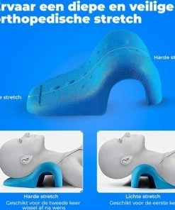 Buzzworldwide Nekstretcher - Massagekussen - Nekkussen - Nekmassage Apparaat - Schoudermassage - Nek Massage - Nekpijn Kussen - Nekshape - Blackfriday - Sinterklaascadeau - Kerstcadeau -KLASVSA Verkoop 550x571