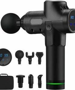 Windaily Professioneel Massage Gun - Klop En Compressiemassage - Verminder Spierpijn - Sport En Relax Massage - Luxe Opbergkoffer - Ontspanning En Herstel