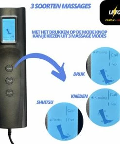 LETO? Voetmassage En Beenmassage Apparaat - Massage Apparaat - Rusteloze Benen - Vermoeide Benen - Verbetert Bloedsomloop - Recovery Boots - Lymfedrainageapparaat - Cellulitis Vermindering -KLASVSA Verkoop 550x572 4