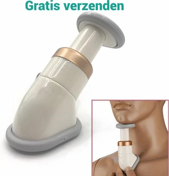 Merkloos Saizi Dubbele Kin Afslanker & Nek Masseur Massage Nekmassage Apparaat– Onderkin – Mooie Kaaklijn - Nek Masseur- Kaak Trainer 5 Merkloos Saizi Dubbele Kin Afslanker & Nek Masseur Massage Nekmassage Apparaat– Onderkin – Mooie Kaaklijn - Nek Masseur- Kaak Trainer - Afbeelding 5