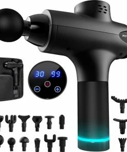 FITAGE? Massage Gun - 15 Opzetstukken - 30 Standen - Massagegun - Muscle Gun - Professioneel - Opbergkoffer