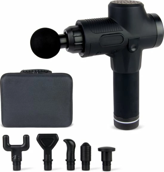 Merkloos Madiema Massagegun - Massage Gun - Professioneel - Draadloos - Sport - Spierherstel - 6 Massagekoppen - Inclusief Koffer 1 Merkloos Madiema Massagegun - Massage Gun - Professioneel - Draadloos - Sport - Spierherstel - 6 Massagekoppen - Inclusief Koffer