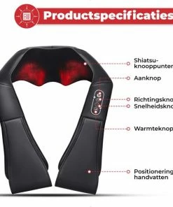 Imperatoris ? Infrarood Nekmassage Apparaat XL - Massagekussen - Warmtefunctie - Shiatsu -KLASVSA Verkoop 550x577 4