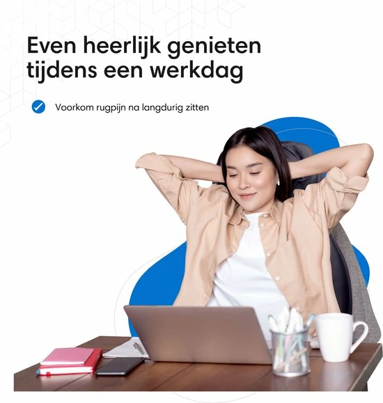 Duert? - Massagestoel Shiatsu 3D Massagekussen - Nekmassage Apparaat - Infrarood Massage Apparaat 10 Duert? - Massagestoel Shiatsu 3D Massagekussen - Nekmassage Apparaat - Infrarood Massage Apparaat - Afbeelding 10