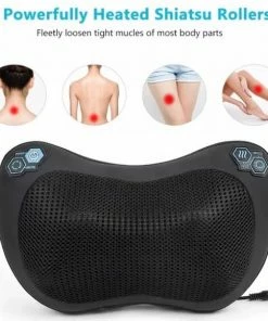 MOSO Massage Gun Professioneel Met Infrarood Warmte Nekkussen Massage Kussen Voor Nek Schouder Rug Hand Massager 2500mAh Met 6 Massage Heads 99 Snelheden Elektrische Percussie Massager Met LED Display Touch Screen -KLASVSA Verkoop 550x579 2