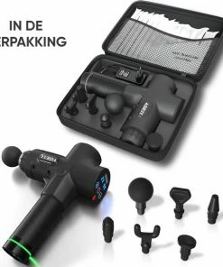 YURDA Professionele Massage Gun 30 Standen - Massage Apparaat - 6 Opzetstukken - Zwart 17 YURDA Professionele Massage Gun 30 Standen - Massage Apparaat - 6 Opzetstukken - Zwart -KLASVSA Verkoop 550x579