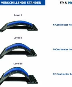 Fit & Vitaal Backstretcher - Rugstretcher - Backstretcher Voor Houding Correctie - Magnetische Acupunctuur - Verstelbaar - Rugmassage - Blauw 7 Fit & Vitaal Backstretcher - Rugstretcher - Backstretcher Voor Houding Correctie - Magnetische Acupunctuur - Verstelbaar - Rugmassage - Blauw -KLASVSA Verkoop 550x579 7