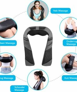 Northwall? Massagekussen Met Draagtas - Nekmassage Apparaat - Shiatsu Massage - Massage Kussen Nek En Rug - Massage Apparaat - Infrarood Massageapparaat -KLASVSA Verkoop 550x581 1